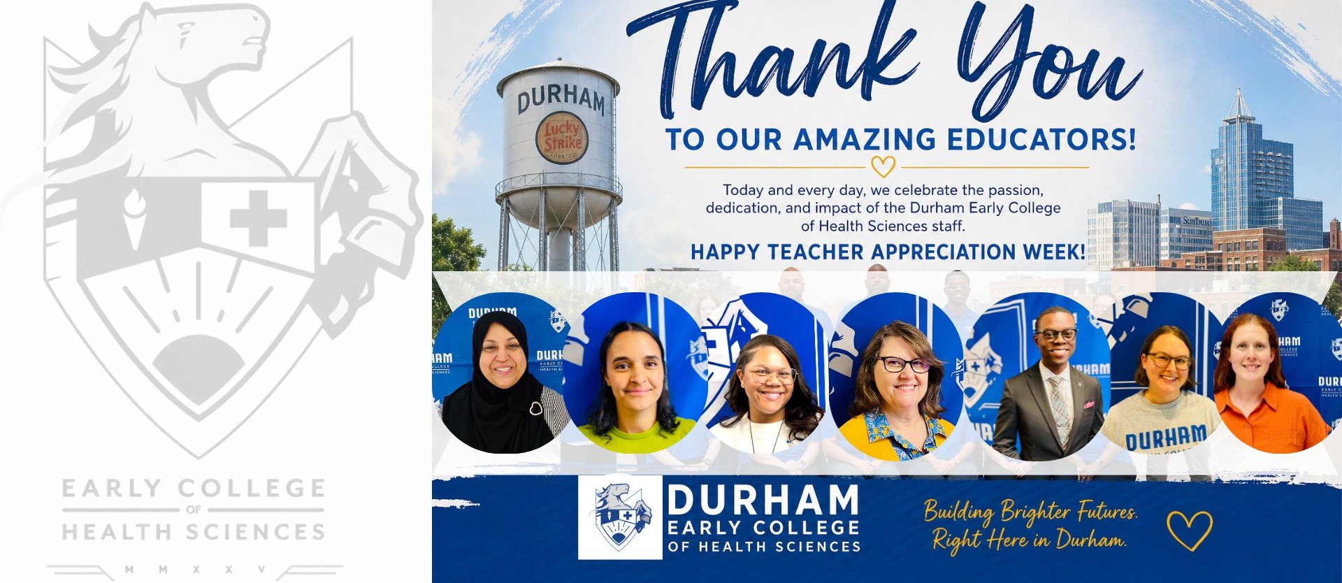Image of DECHS teachers for Teacher Appreciation Week