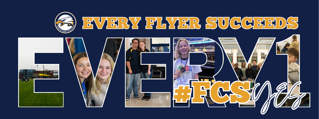 FCHS Every1 succeeds graphic with EVERY1 being a collage of pictures