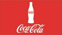 Coca-Cola logo prominently displayed on a vibrant red background, symbolizing the brand's iconic identity.