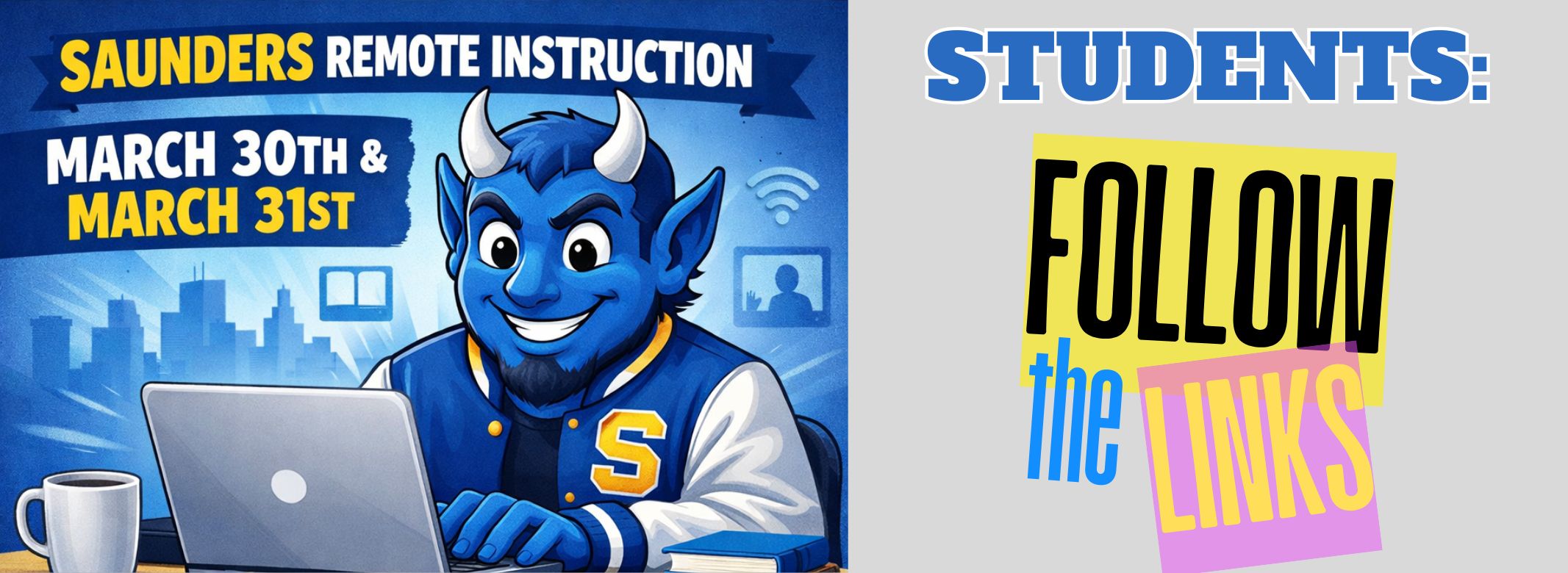 REMOTE INSTRUCTION FOR MARCH 30 &amp; 31, 2026