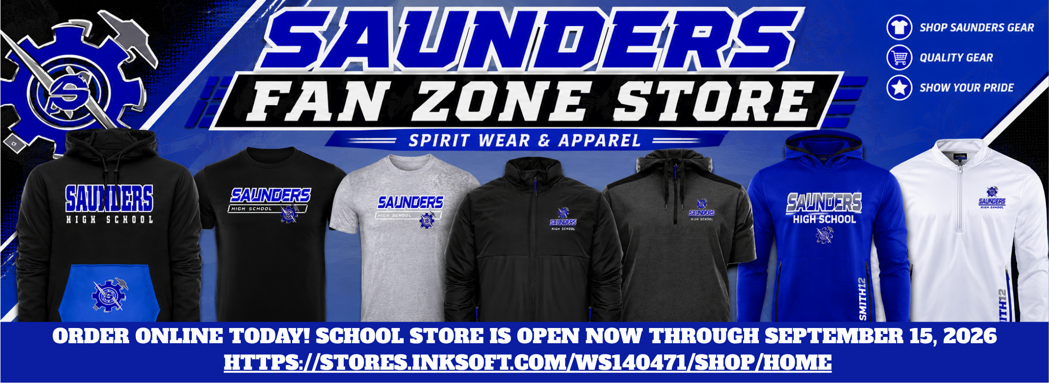 SAUNDERS SCHOOL STORE FALL 2026