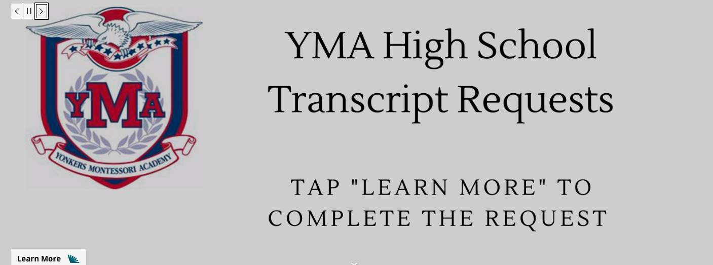 YMA Transcript request Form