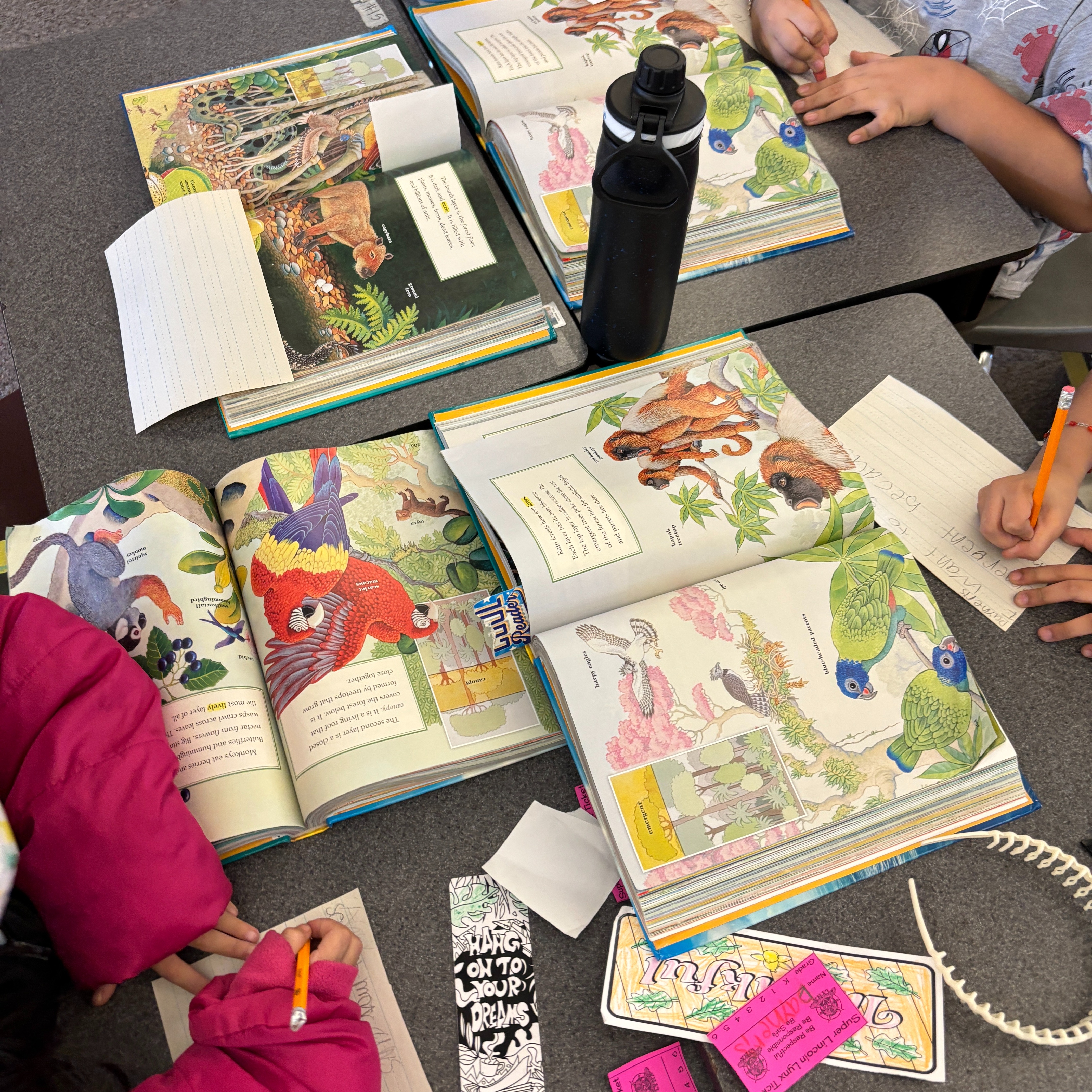 Reading books