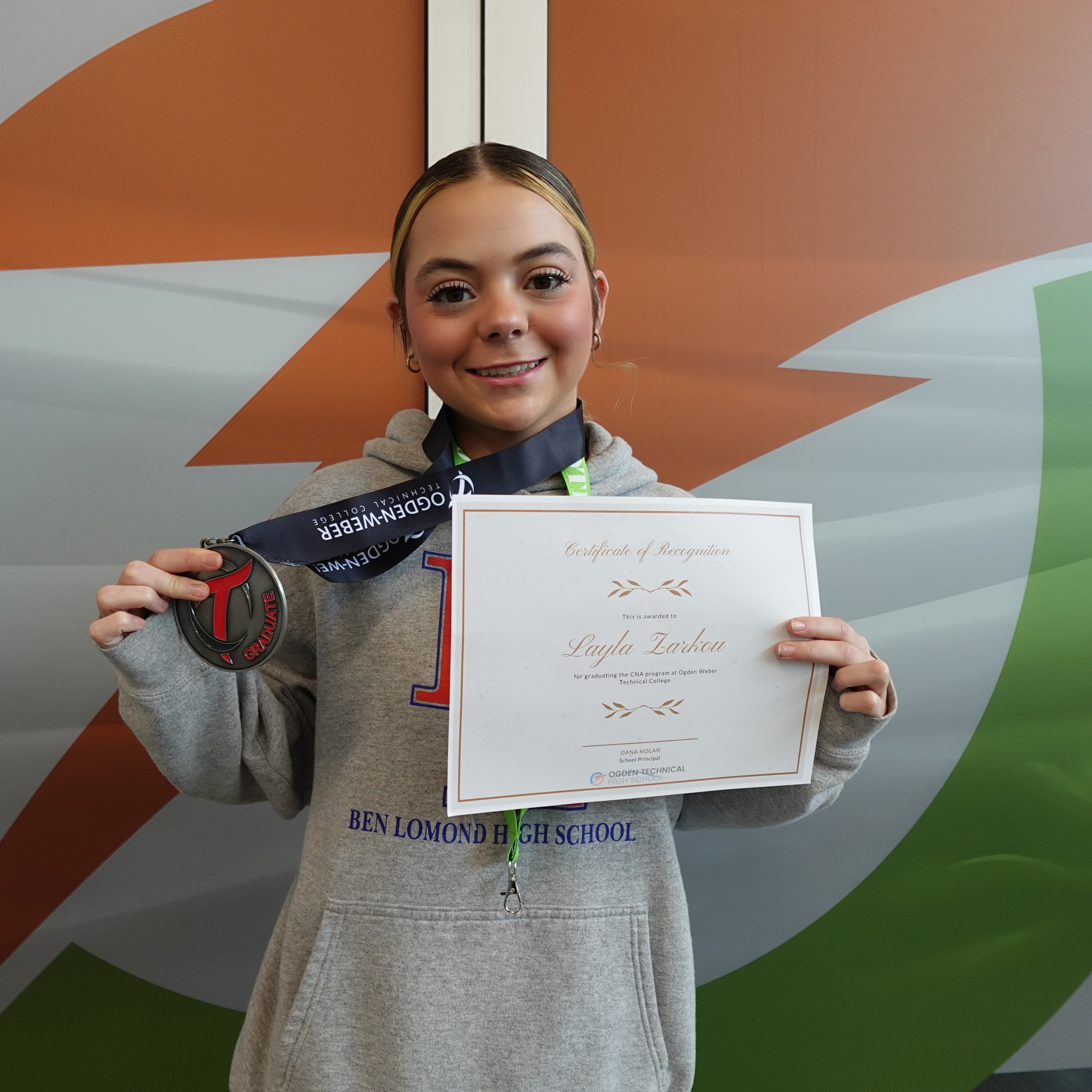 Student who completed their college program 
