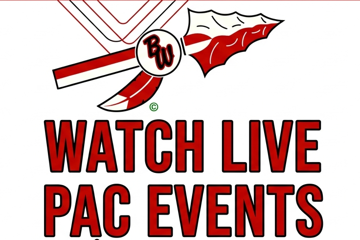 BW arrow icon over text that says 'Watch live PAC events'