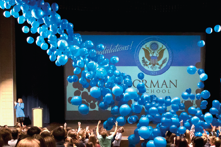 blue ribbon