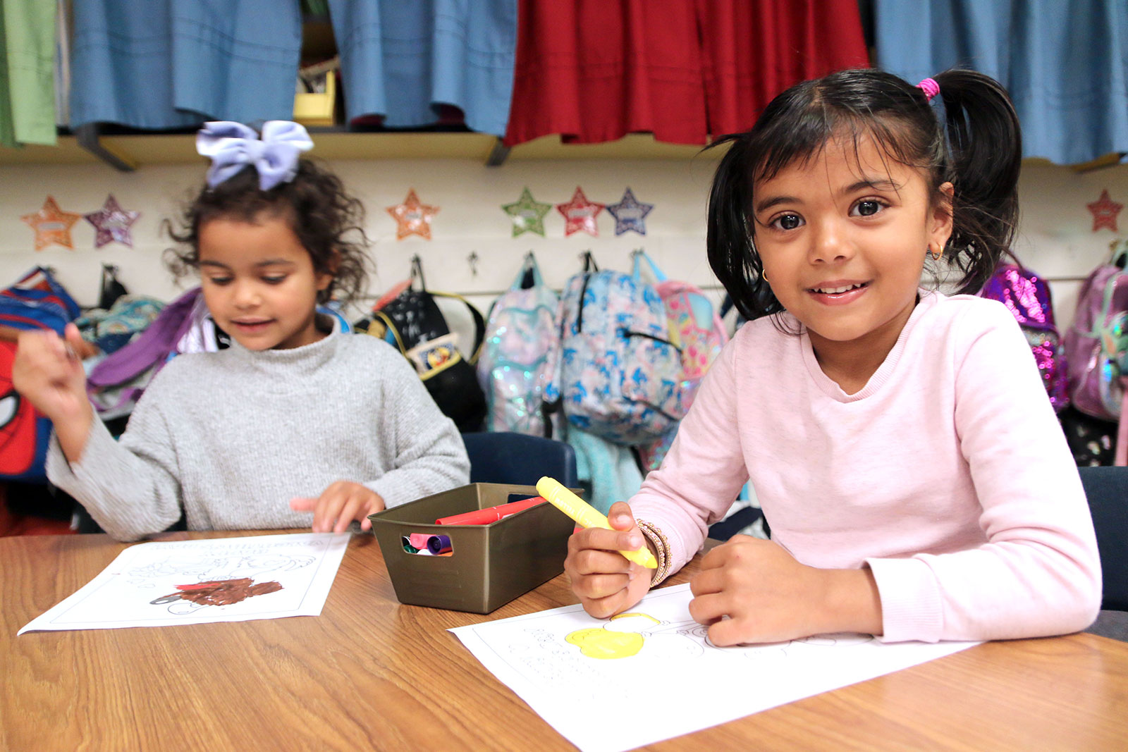 Double File Trail students