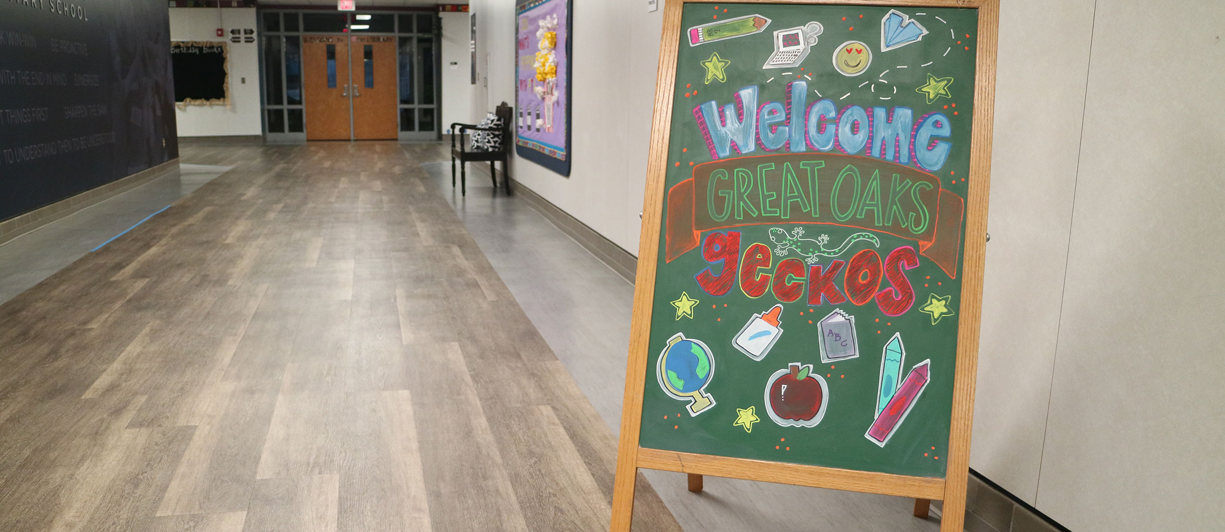 Great Oaks Elementary entry way