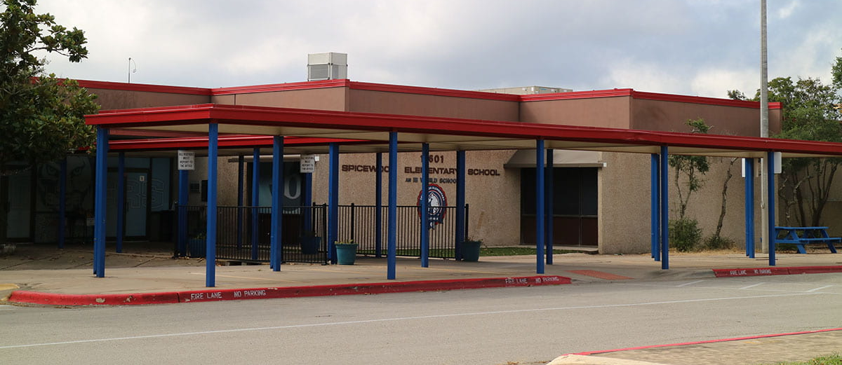 Front Exterior View of Spicewood Elementary