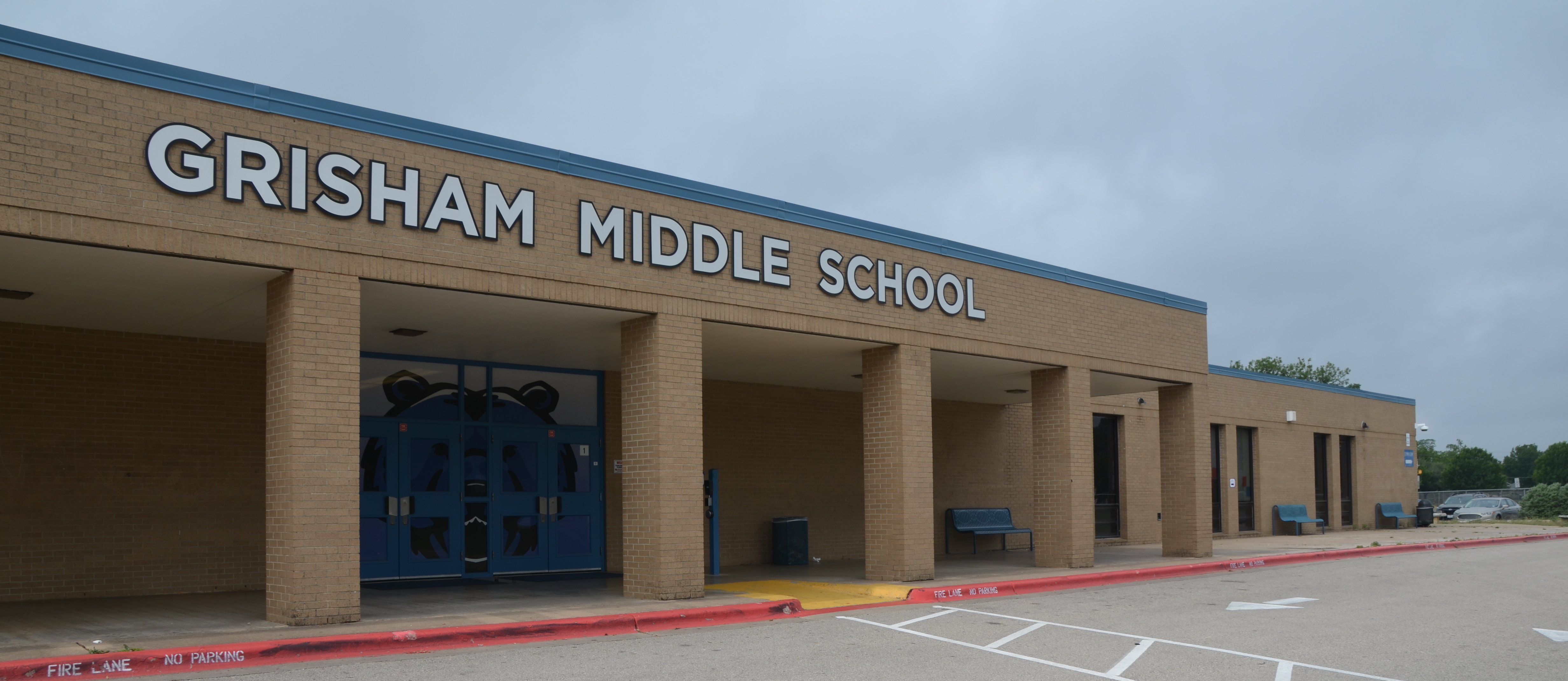 Front of Grisham Middle School