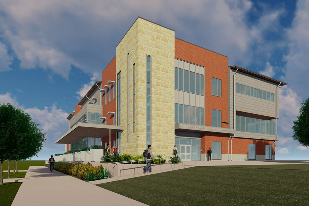 ECHS Mark-up of new building