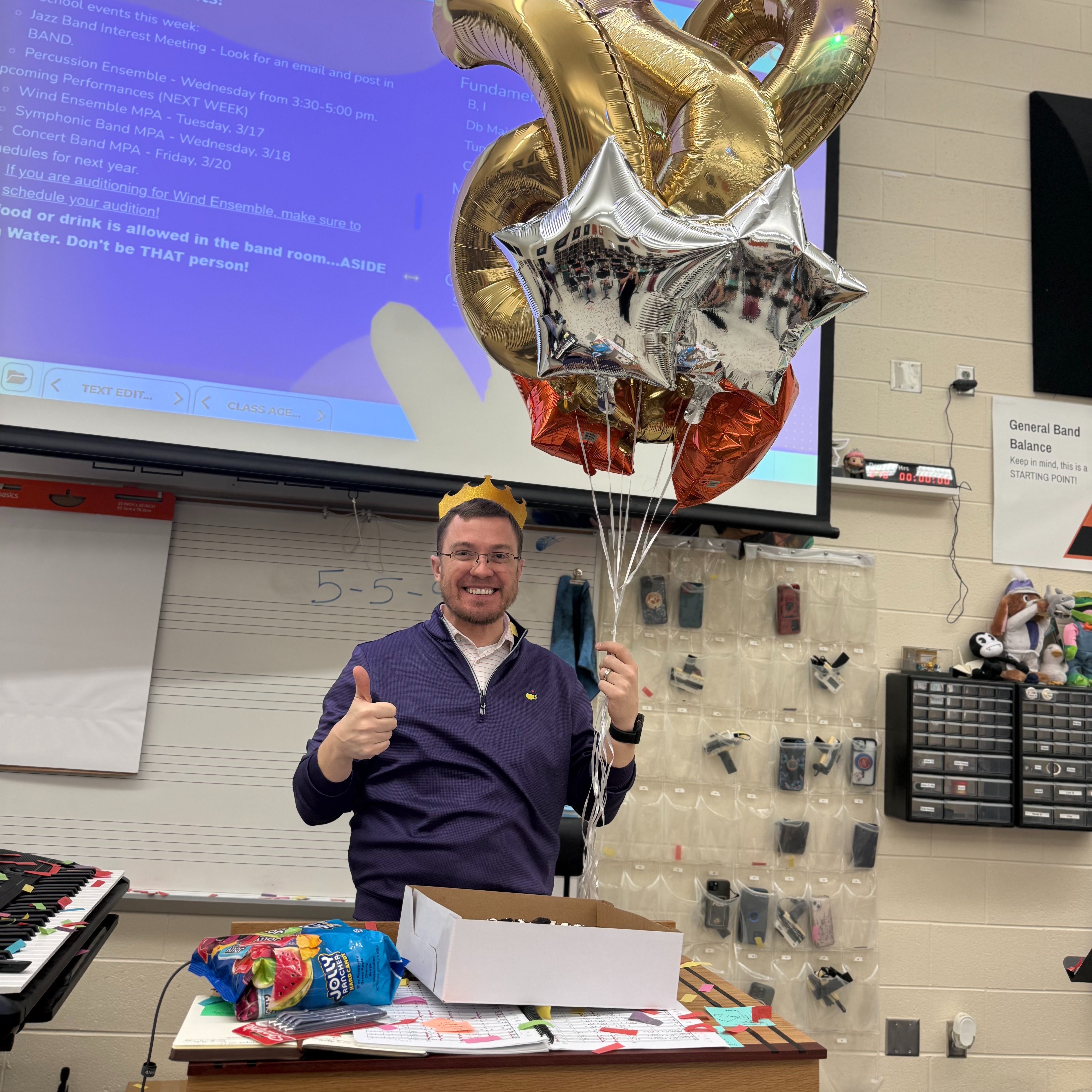 Matt Brusseau, 2025-2026 DCHS teacher of the year. 
