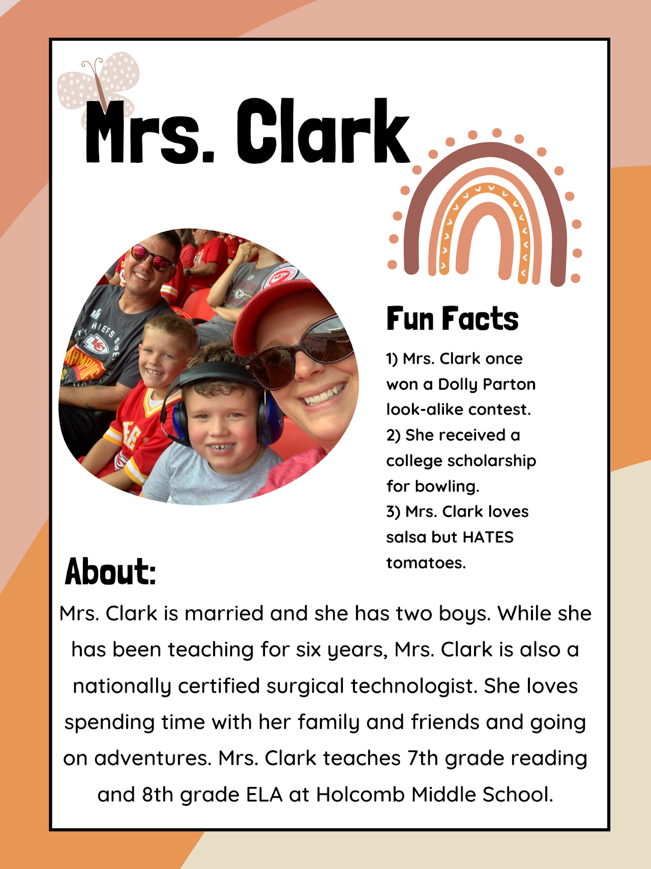Mrs. Clark Spotlight Please click image for screen reader friendly version