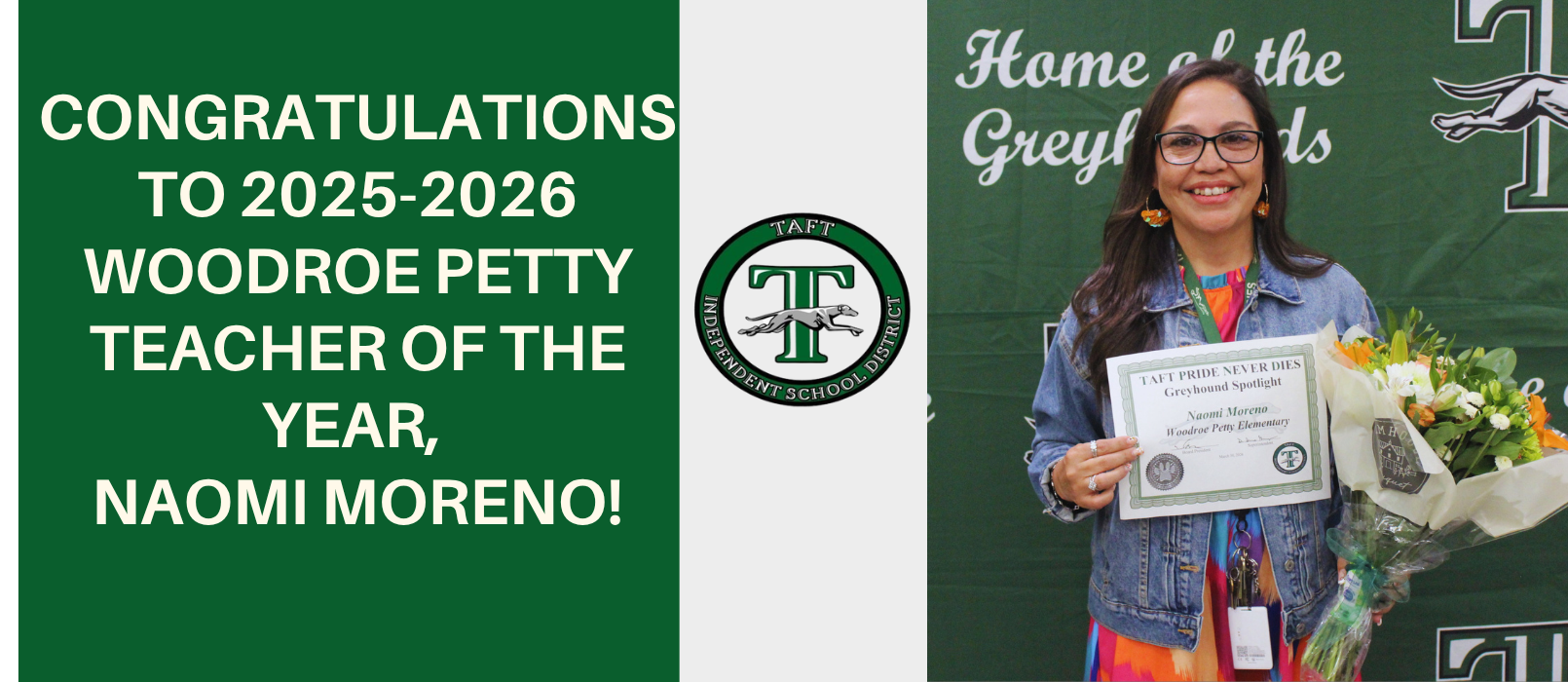 Moreno Teacher of the Year WPE