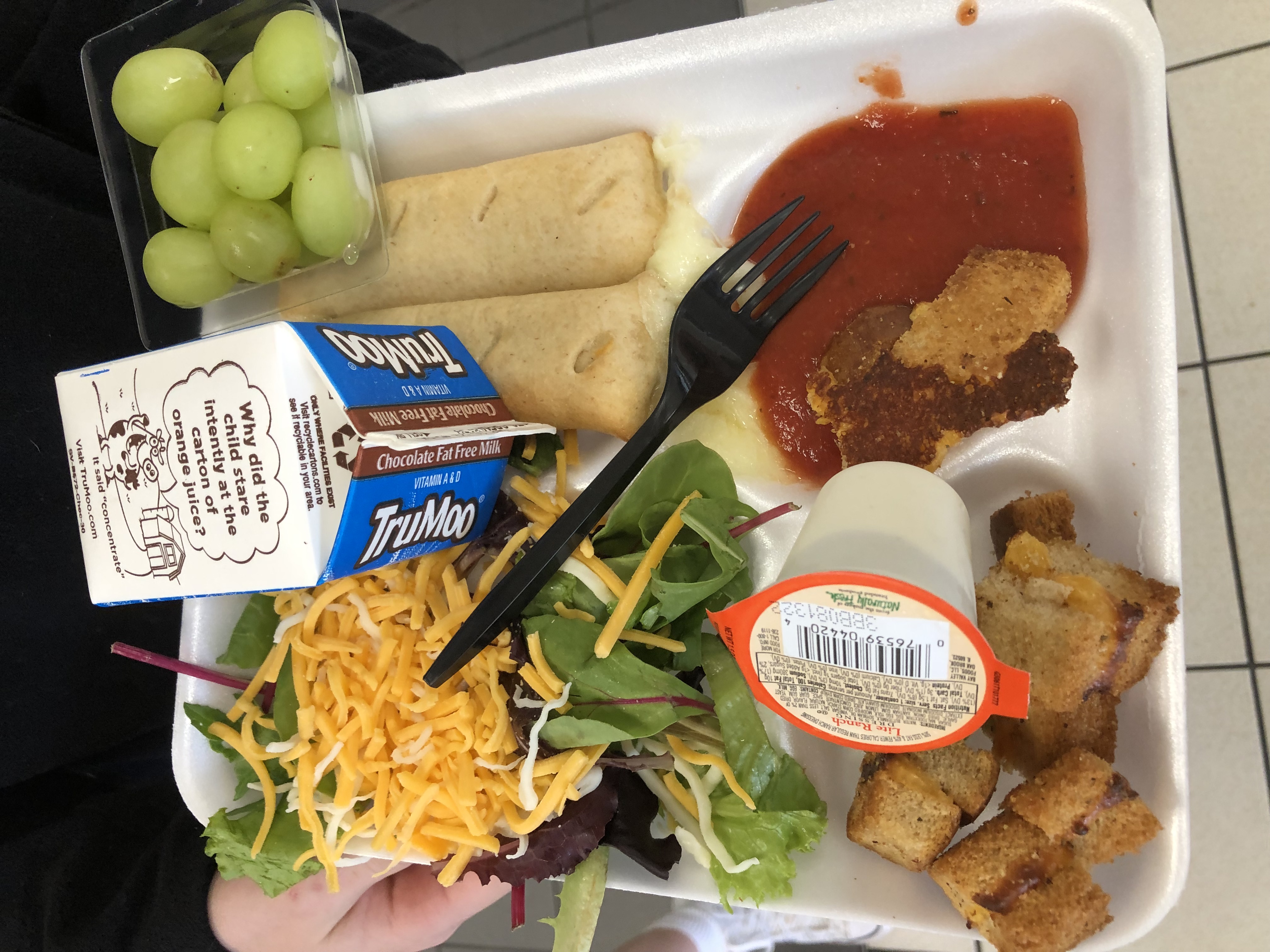 A random HS lunch meal :)