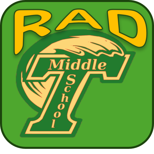 Logo of a vibrant middle school featuring bold colors and modern design elements, symbolizing youth and creativity.