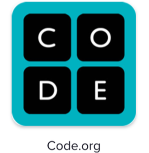 Code.org logo featuring a stylized design that represents computer science education and accessibility for all learners