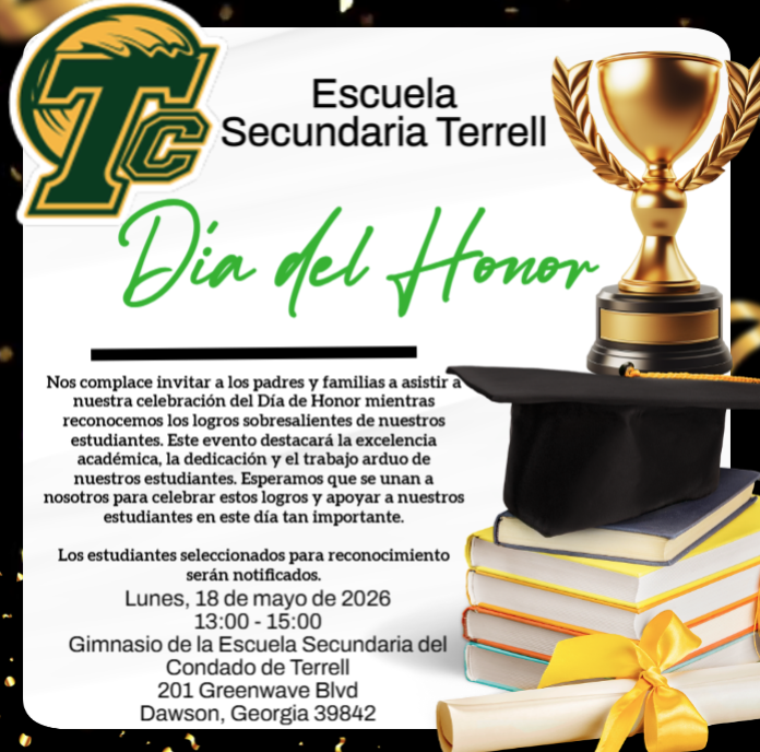 Un folleto que anuncia el programa del Día de los Honores para el lunes 18 de mayo, de 1:00 a 3:00 p. m.