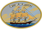  Logo of the tall ship museum featuring nautical elements and a classic maritime design.