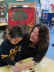 Teacher and student