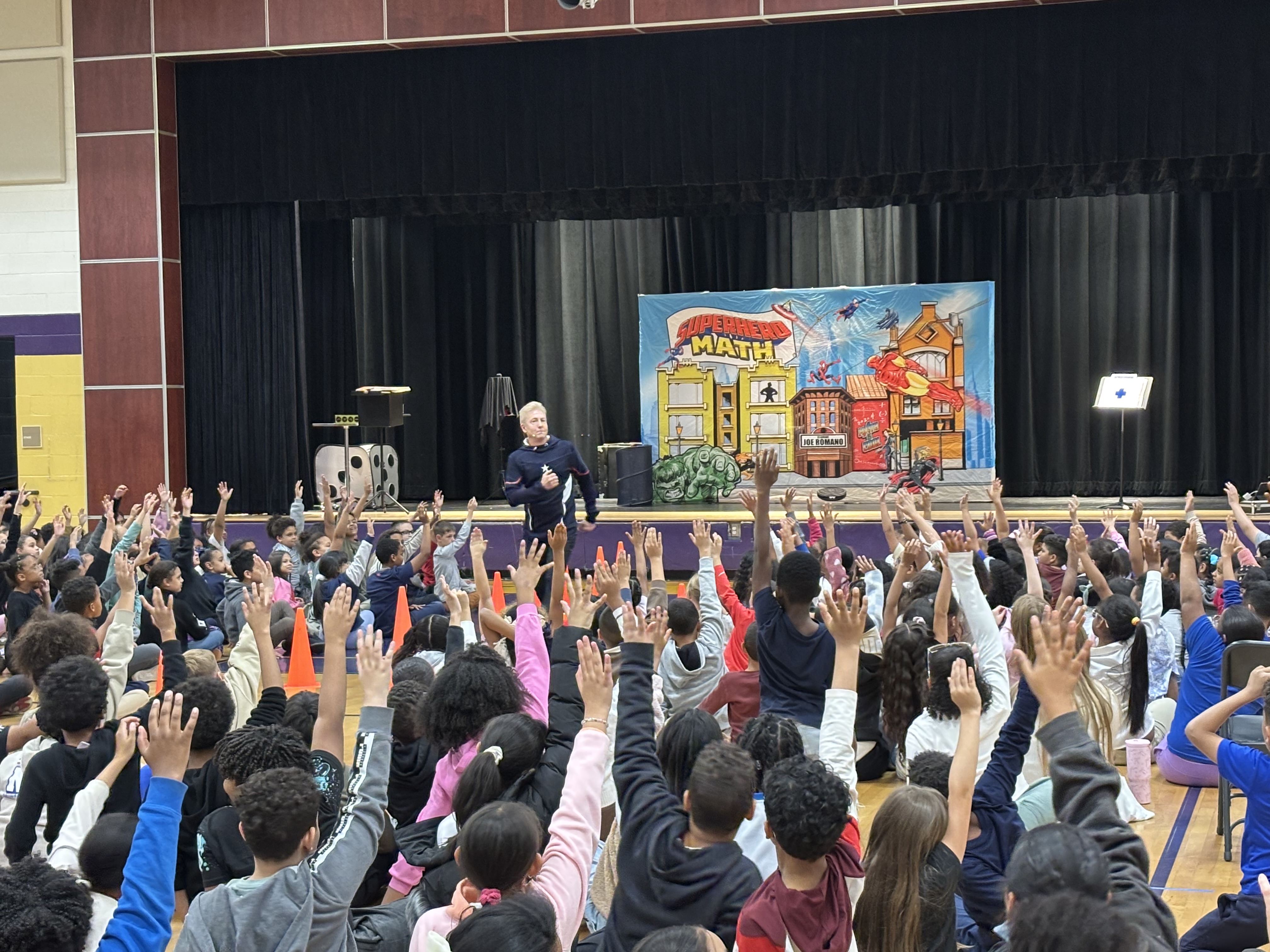 October 2025 Joe Romano's Superhero Math Magic  Parent Engagement Program 