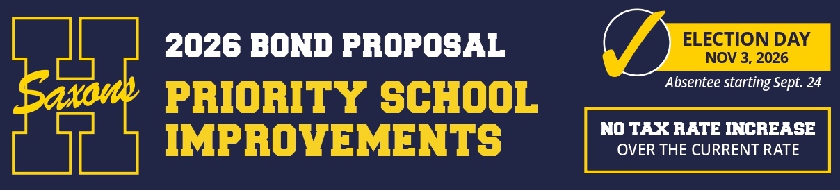 Banner that displays the text 2026 bond proposal