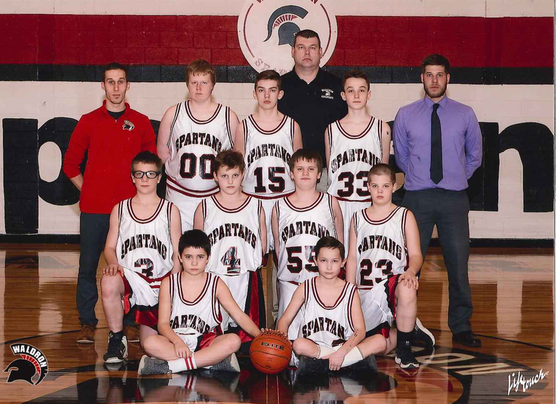 6/7 GRADE SPARTAN BASKETBALL team