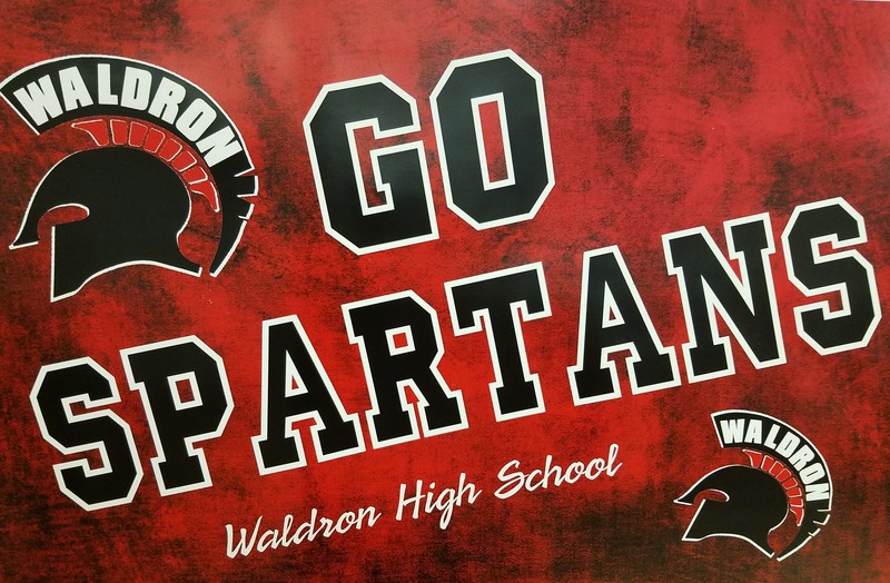 Go Spartans sign