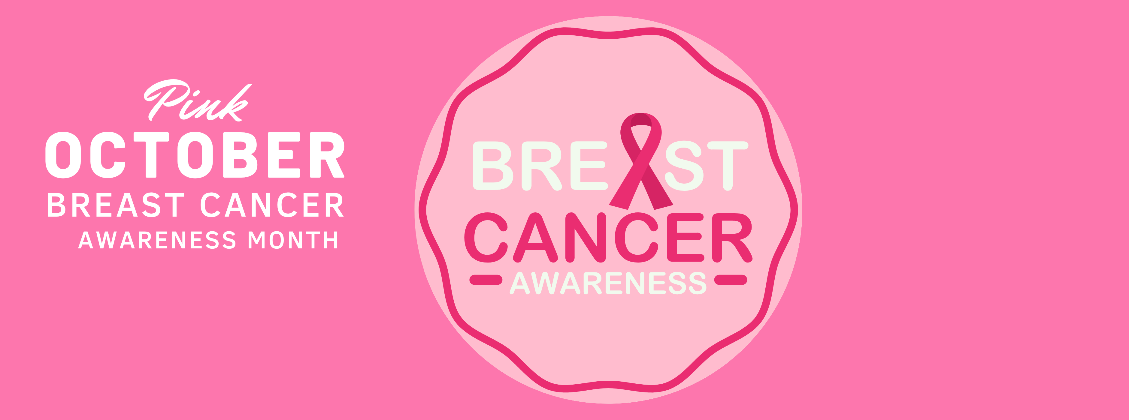 Wear pink every Wednesday in October!