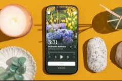 animated image of 4 mobile screens with avatars images smartphone apps