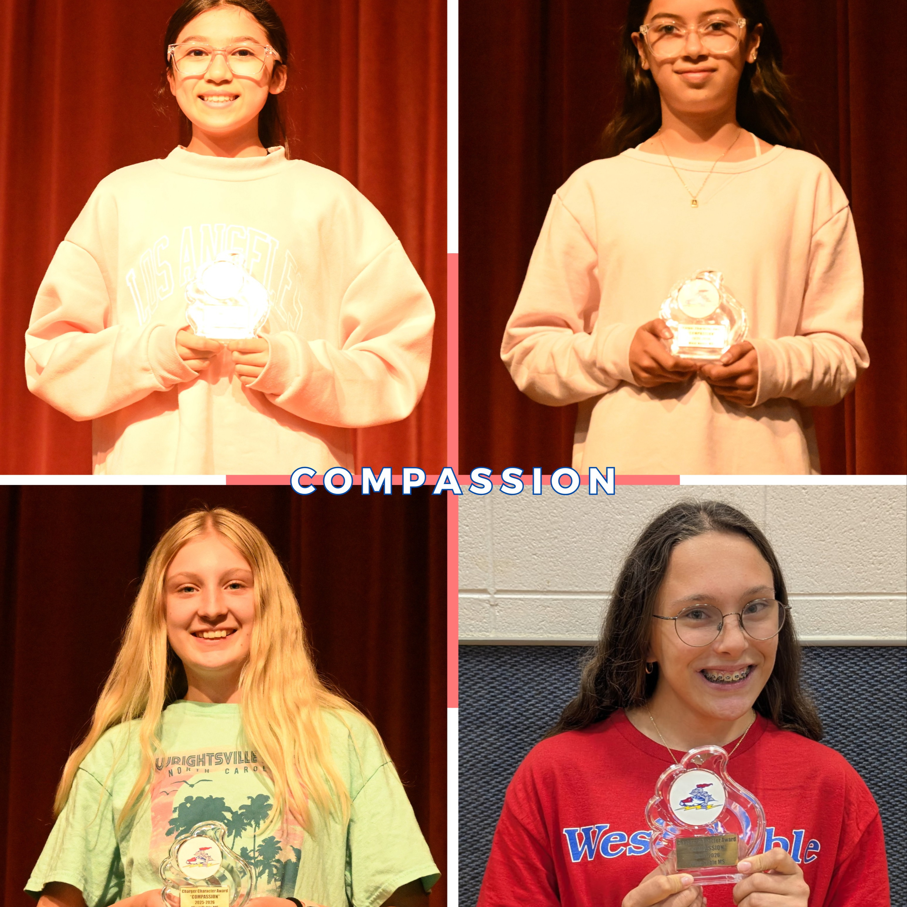 art graphics for middle school character awards