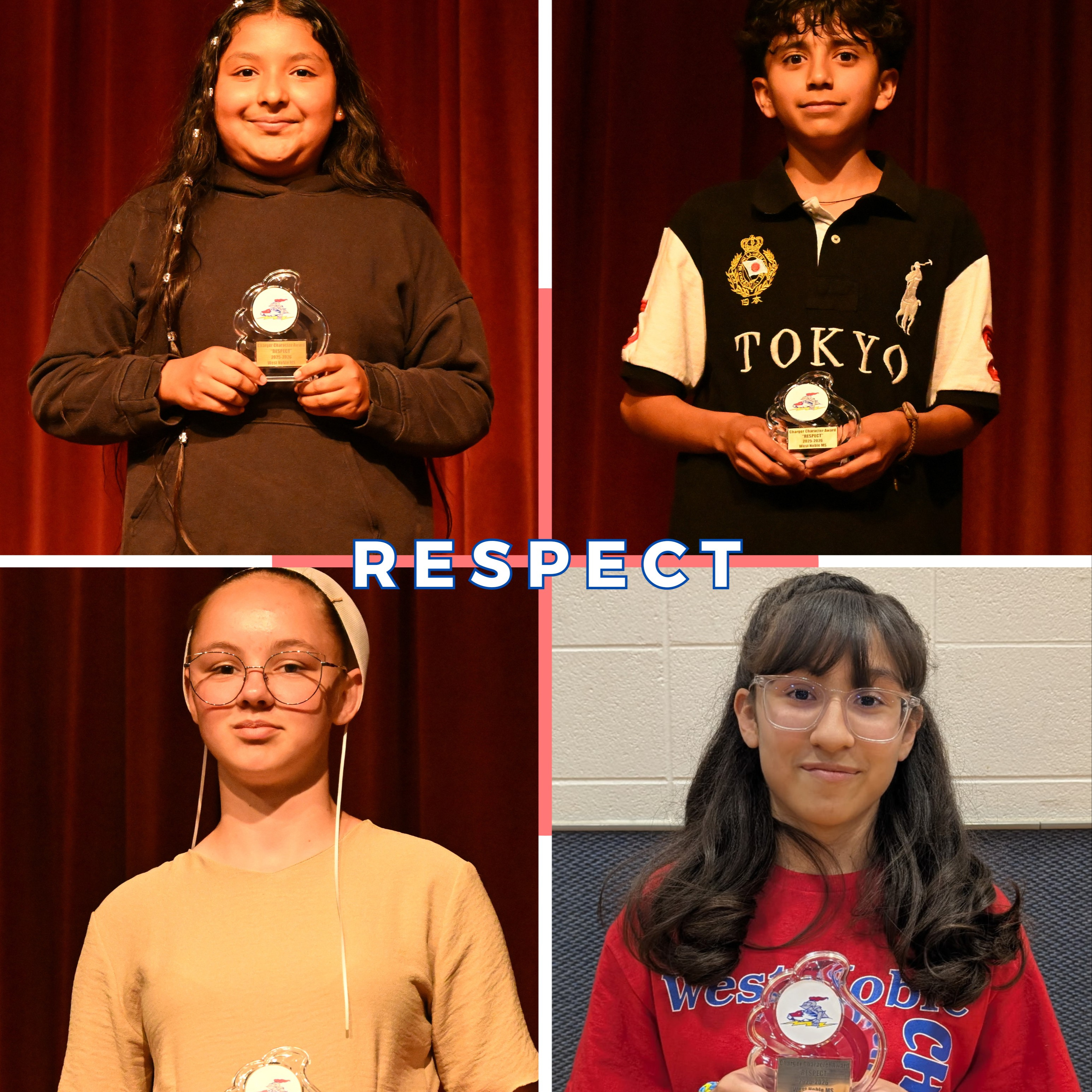 art graphics for middle school character awards