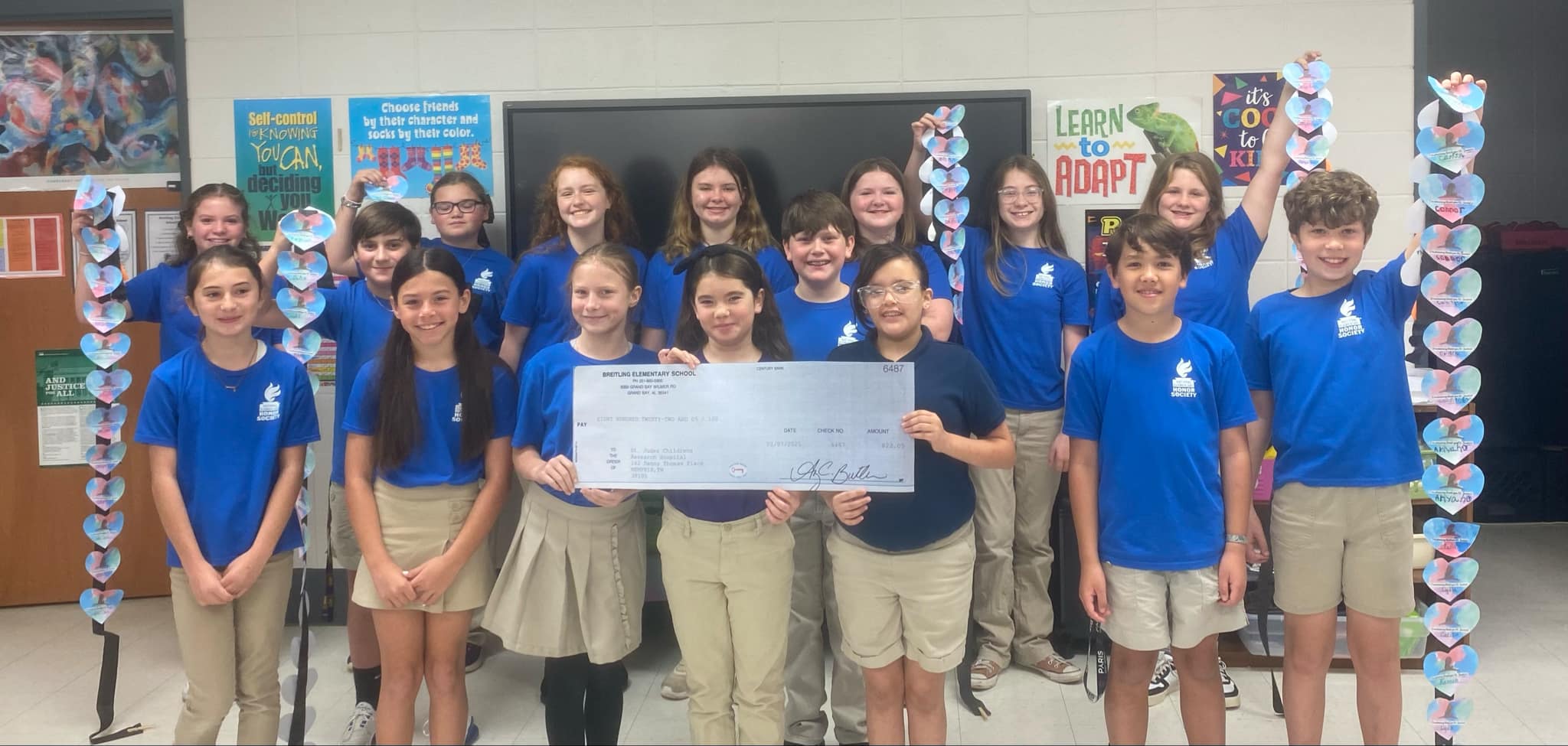 NEHS Donating to St. Judes