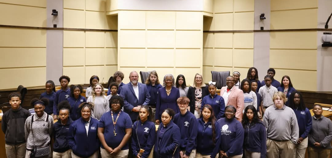 Burns Middle is recognized by Mobile City Council