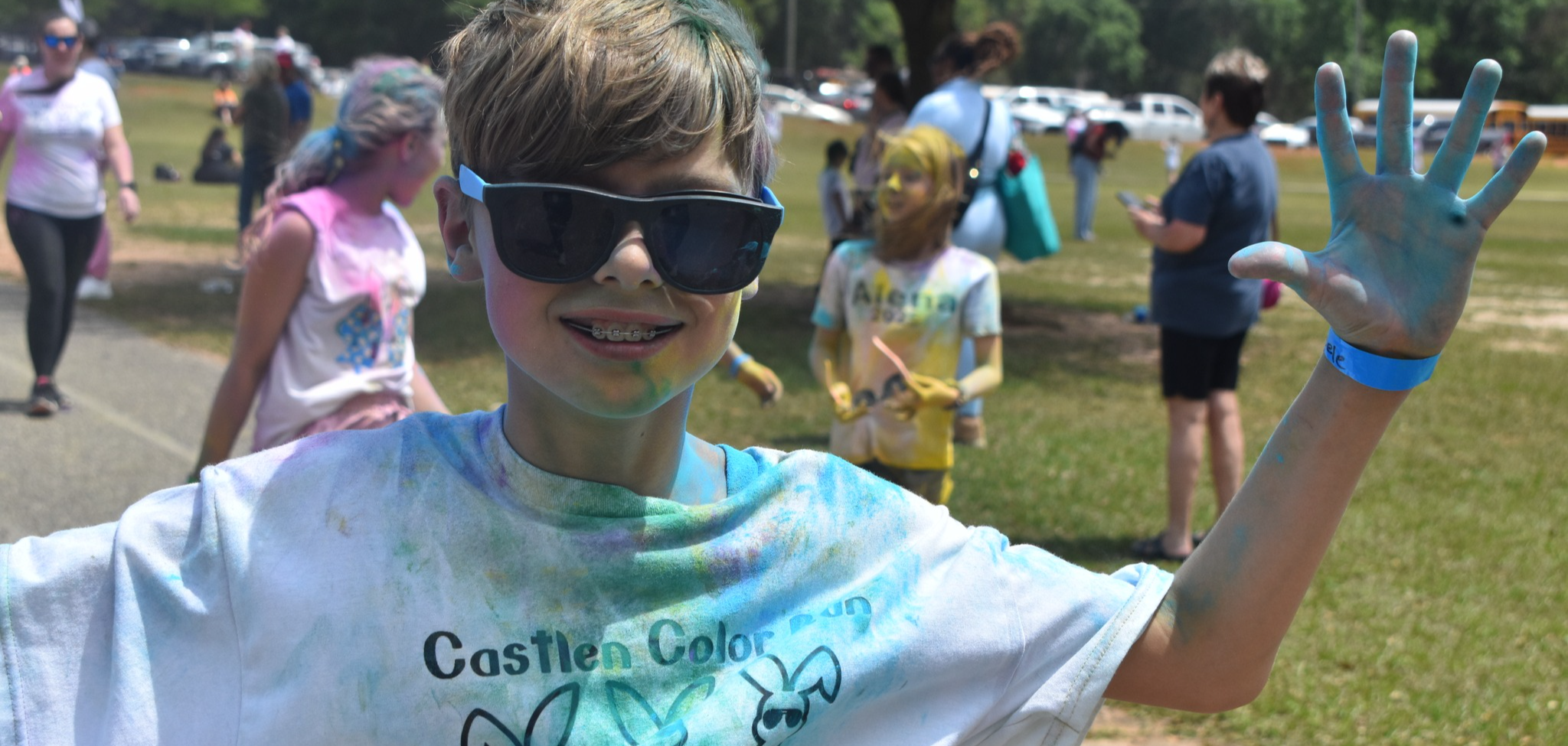 Student during ColorRun