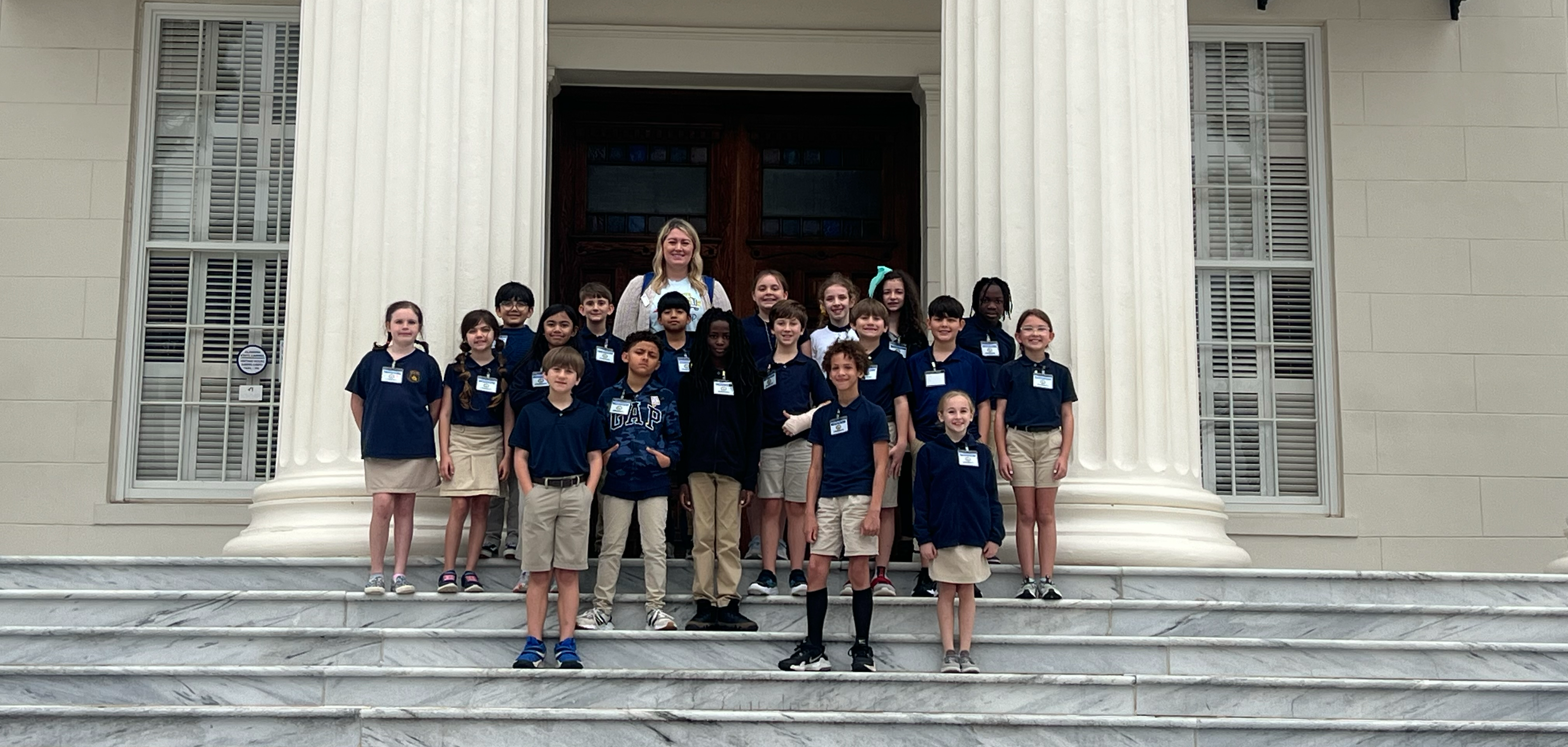 4th graders at the Capitol