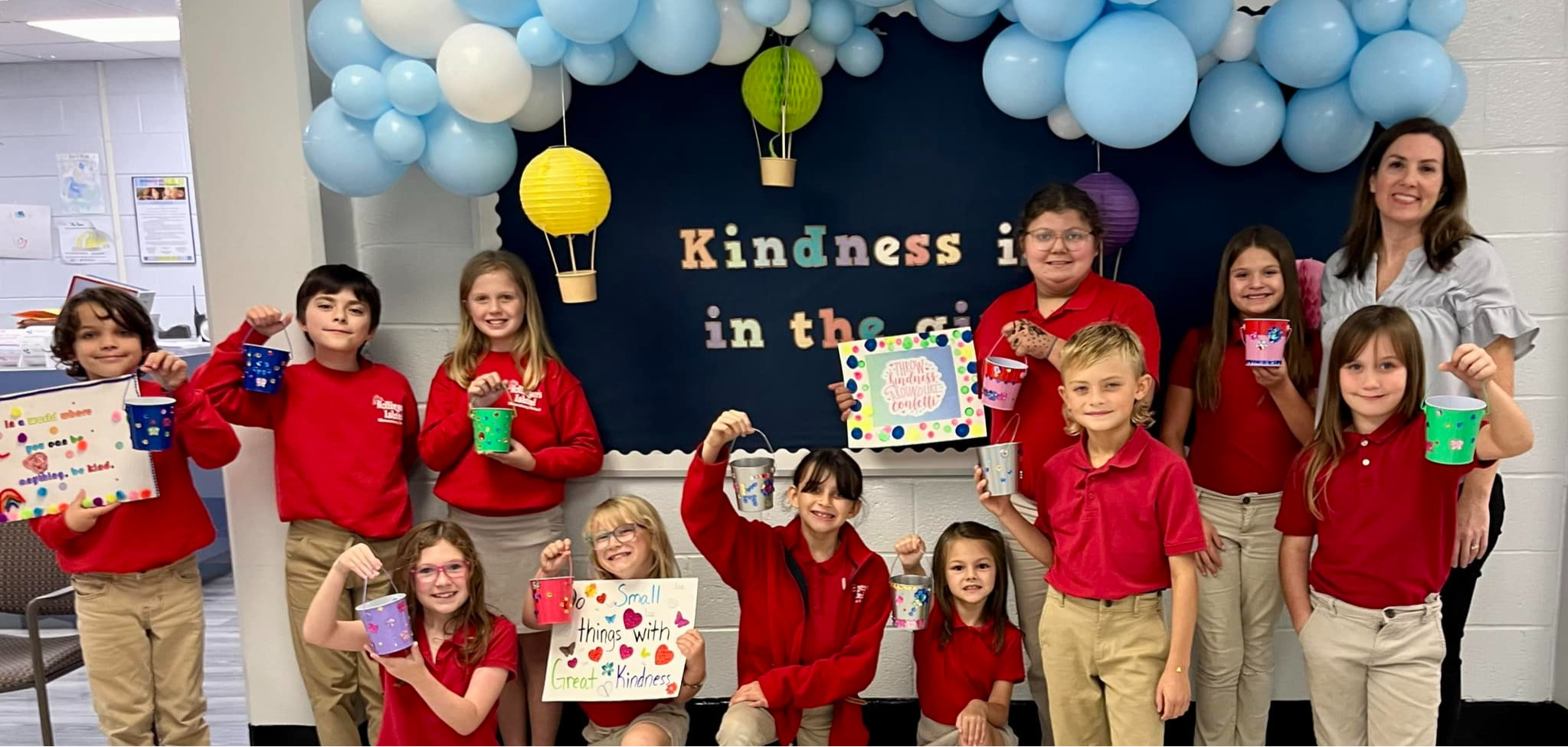 Students at Kindness Day