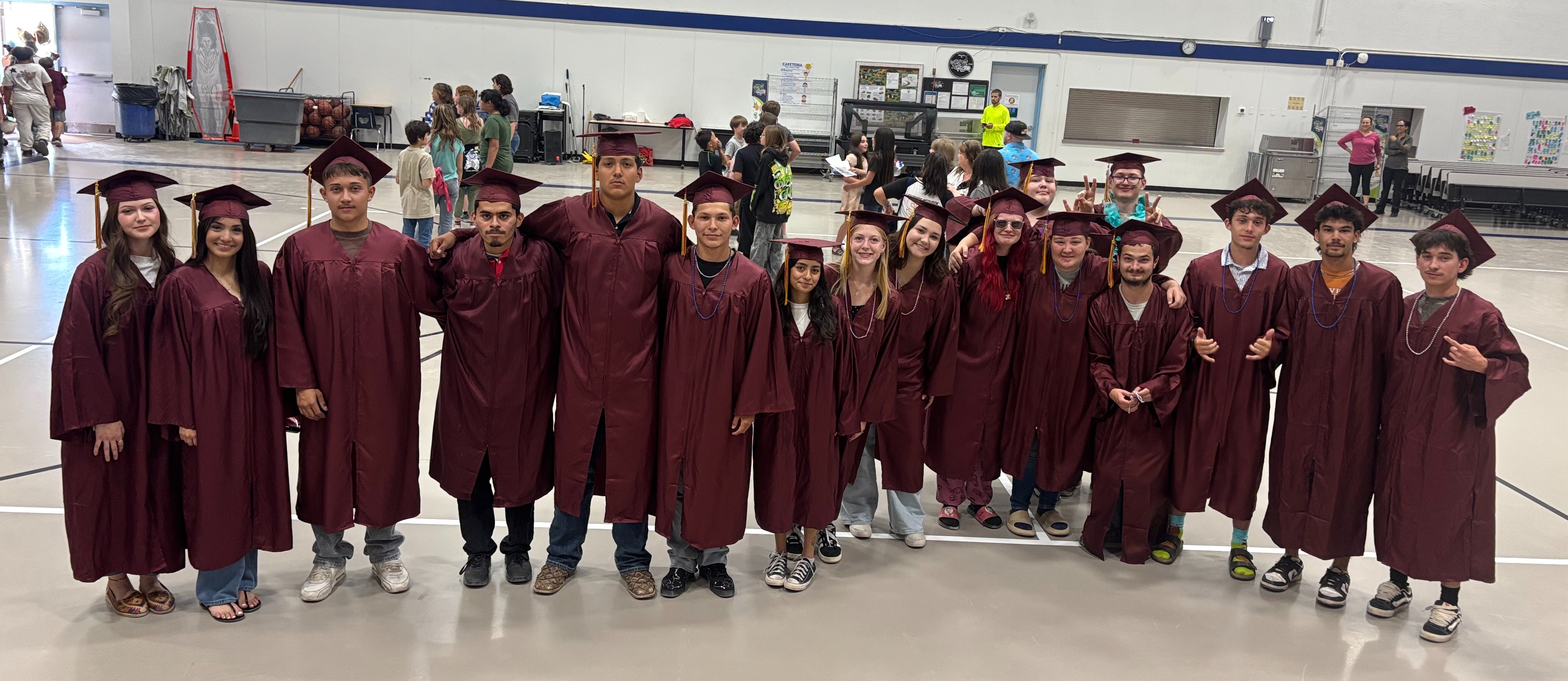 PVHS Graduates visit their Alma Mater, J.G. Johnson