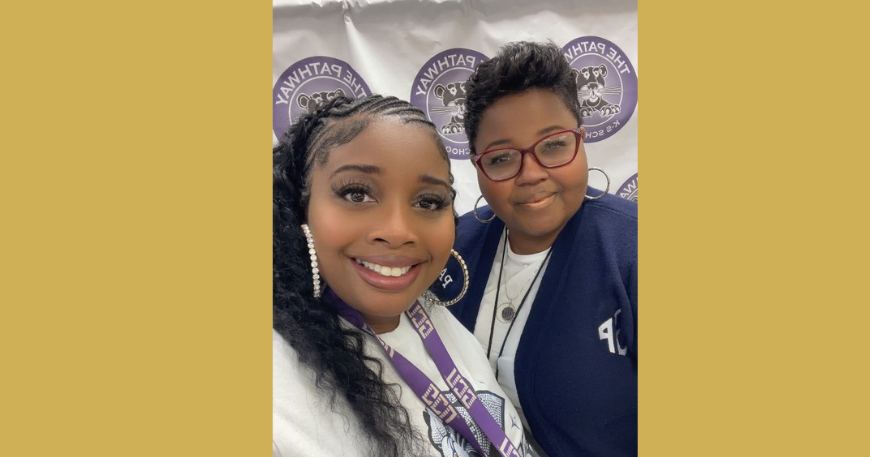 Principal Glover &amp; Mrs. Hawkins-Walker