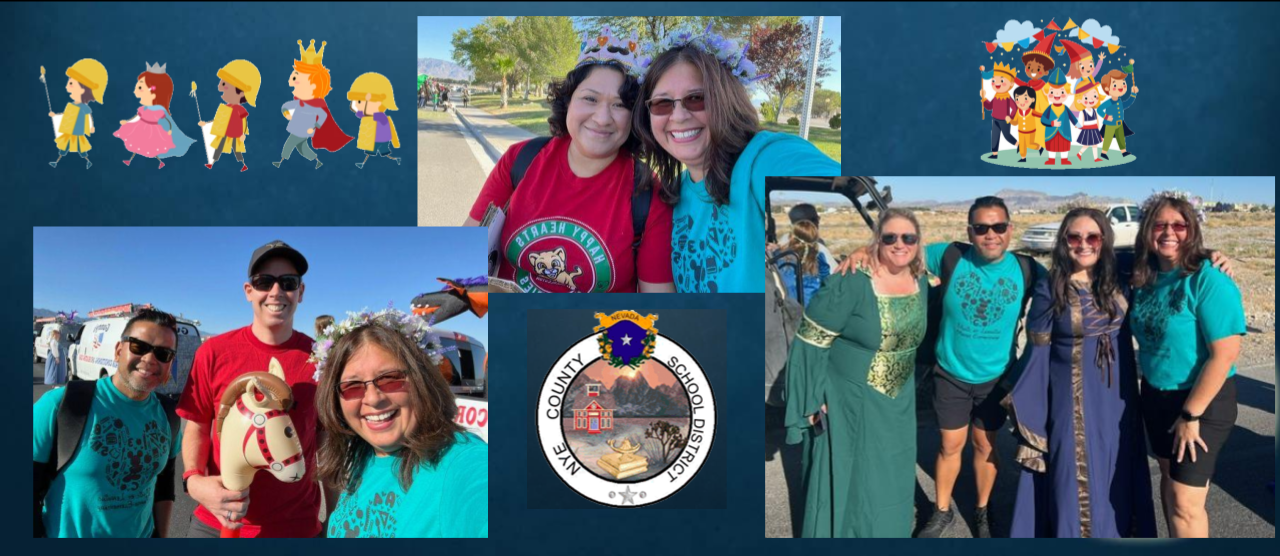 Pahrump Valley Elementary Administrator Enjoy the Fall Festival Parade