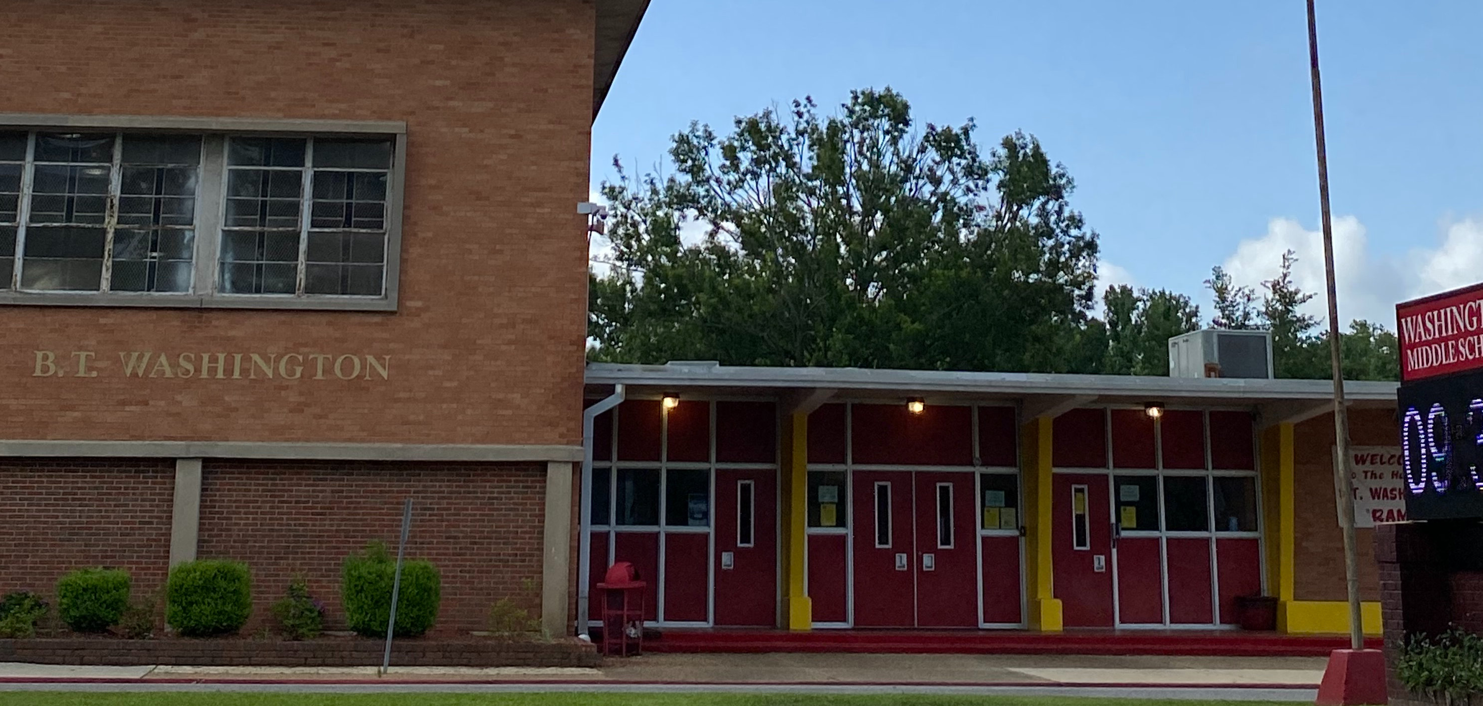 Front Doors of School Building