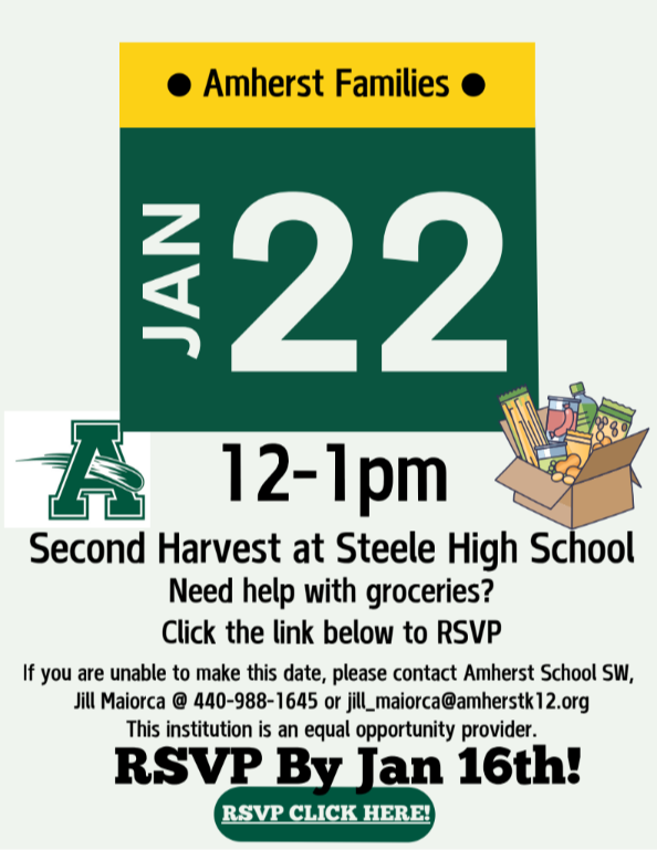 January Second Harvest Flyer
