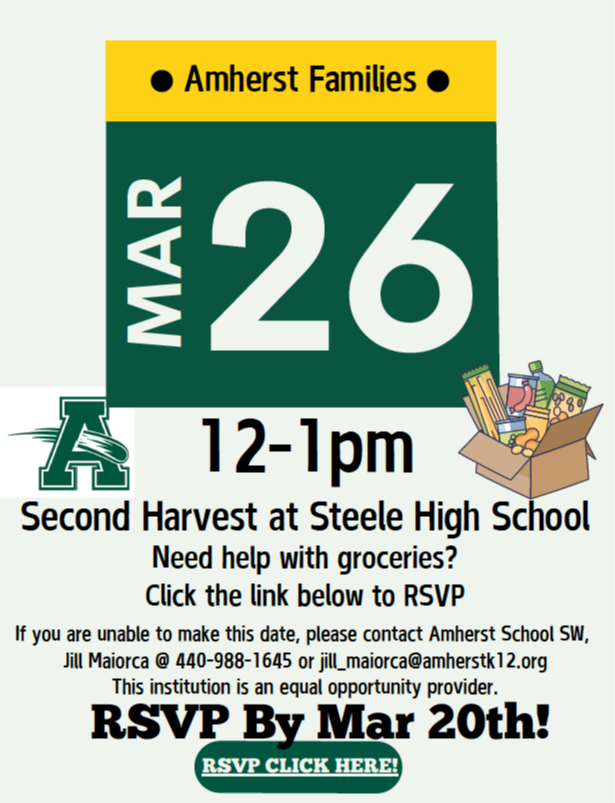 Second harvest flyer - MARCH 26, 2026