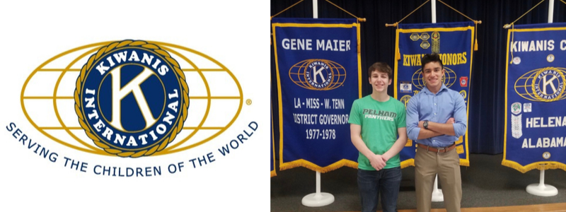 Two images featuring individuals with dogs, alongside one image displaying a sign.