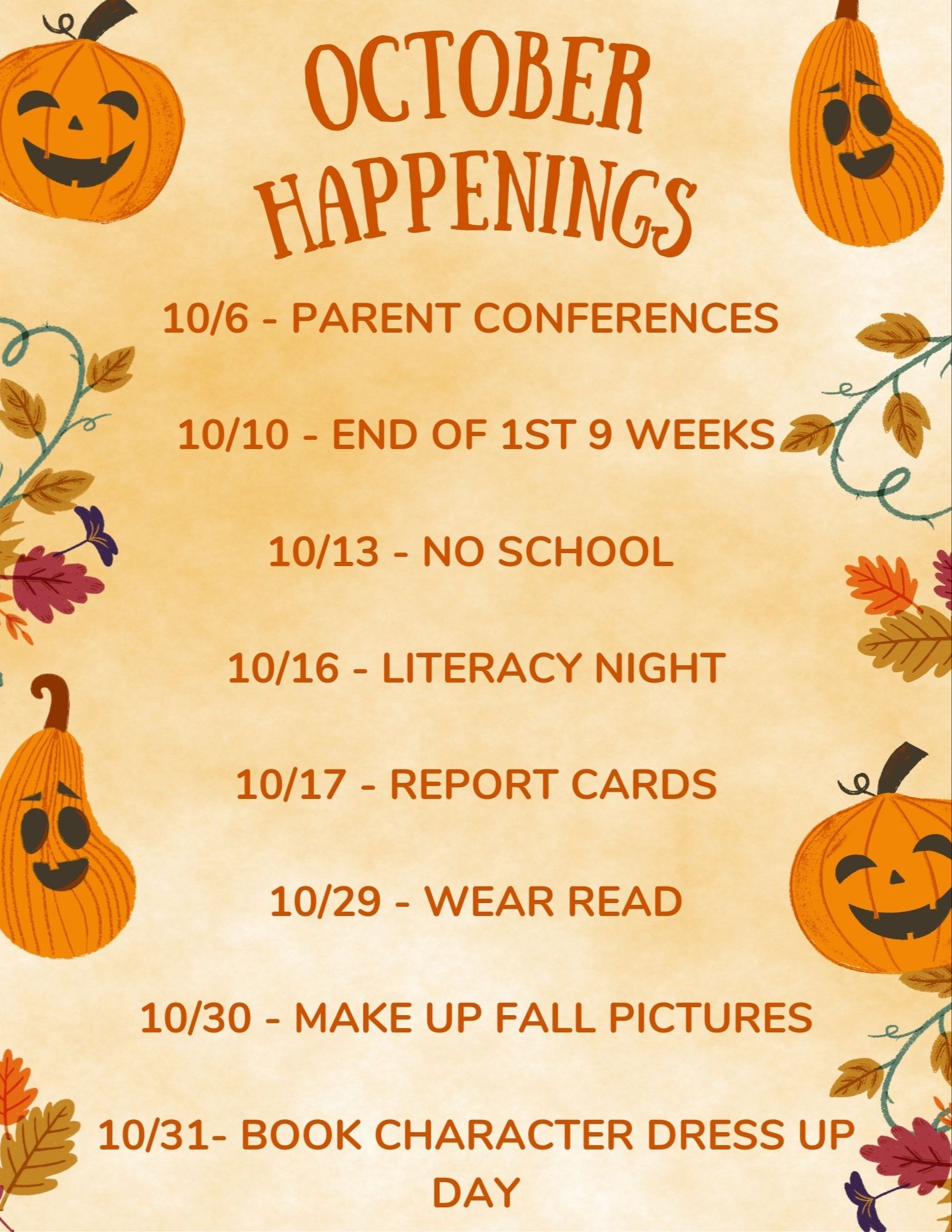 Orange Yellow Colorful Creative Pumpkin Carving Contest Flyer