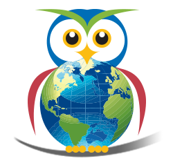 A sleek and modern owl logo design featuring stylized wings and a wise expression, symbolizing knowledge and insight.