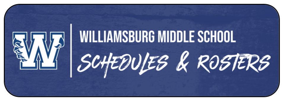 Williamsburg Middle School Schedules & Rosters Logo