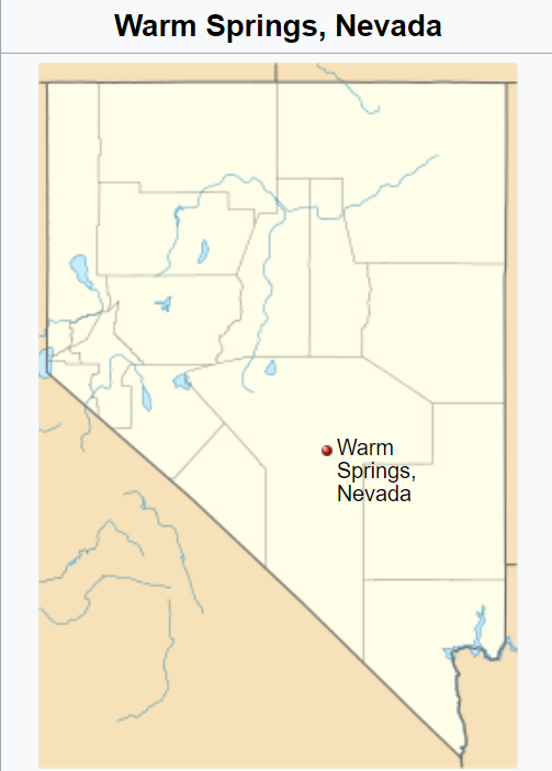 Warm Springs Nevada