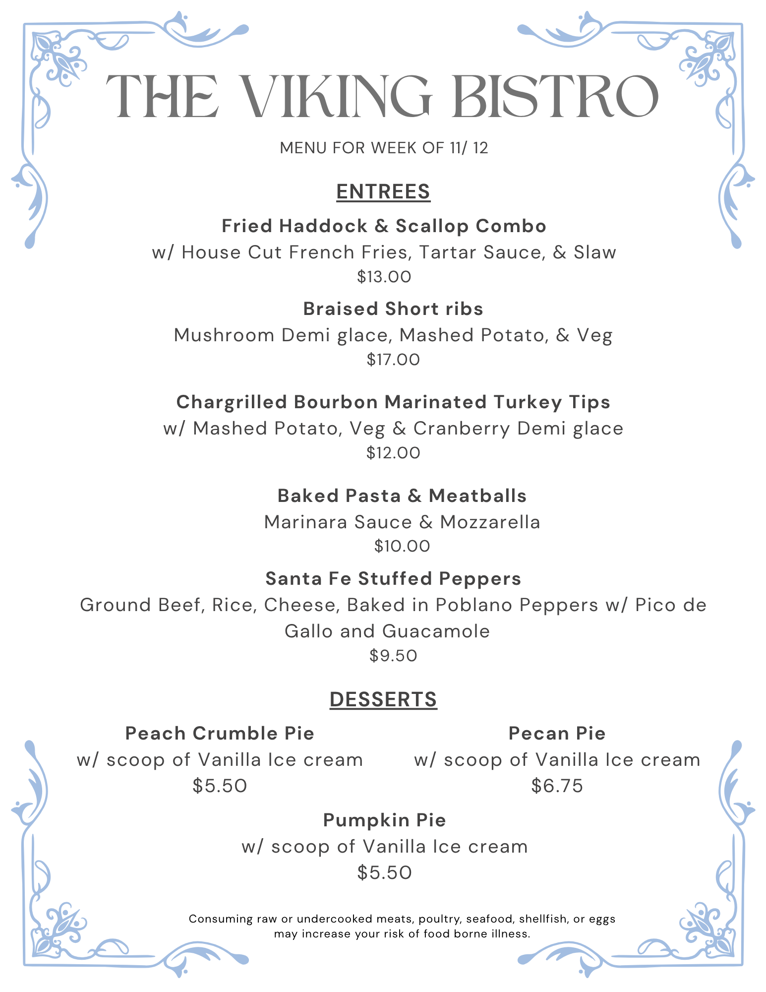 viking bistro menu2 Nov12-Nov14,2025