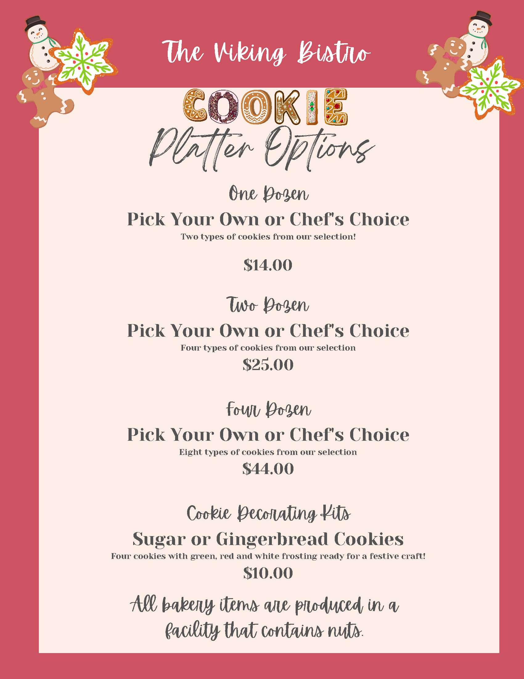 Christmas 2025 Menu Page 2